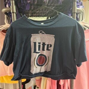 Navy Blue Graphic Tee